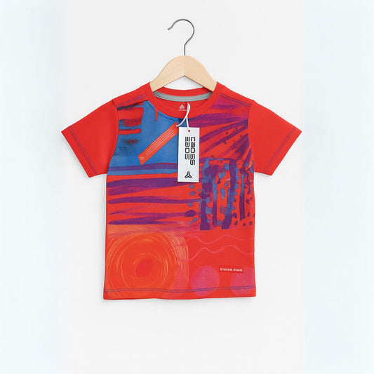 KIDS RED TEE BY CROSS EDGE