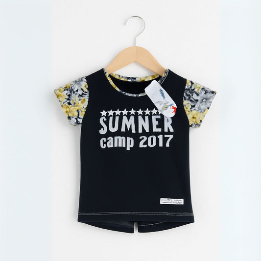 KIDS BLACK SUMMER TEE BY CROSS EDGE