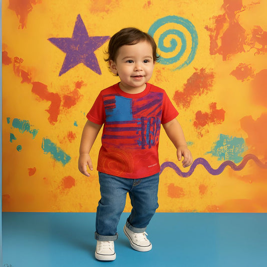 KIDS RED TEE BY CROSS EDGE