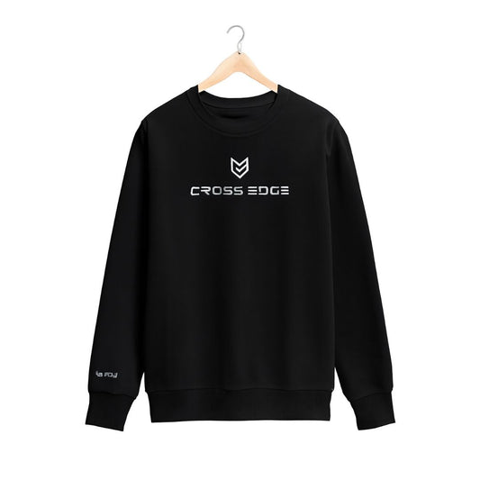 BLACK SWEATSHIRT FOR BOYS BY CROSS EDGE