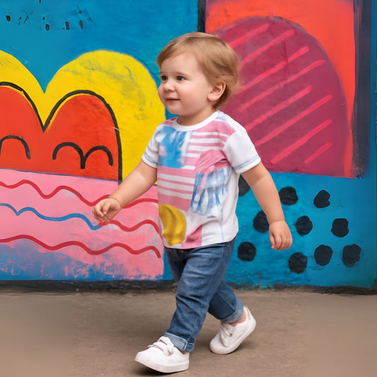 KIDS WHITE ANGEL TEE BY CROSS EDGE