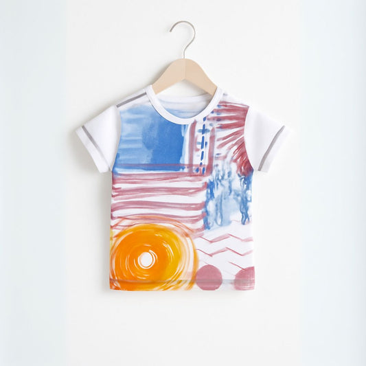 KIDS WHITE ANGEL TEE BY CROSS EDGE
